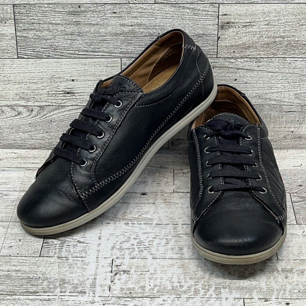 Taos Womens BlackLeather Sneakers Shoes Floral Size EU‎ 36 US 5.5 UK 3.5